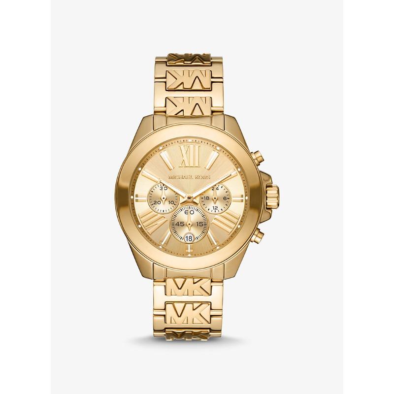

Большие женские часы Michael Kors Wren с золотистым покрытием MK6952 золотой