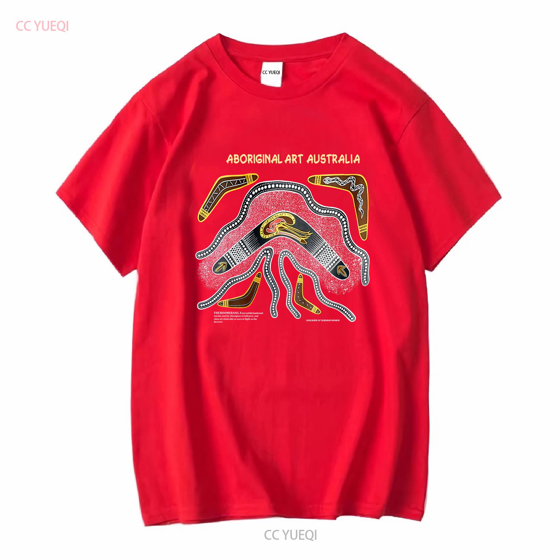 Vintage Boomerang T Shirt Adult XL Aboriginal Art Australia 1995 90s Tribal vintage Washed Stretched homme Versatile Soft S
