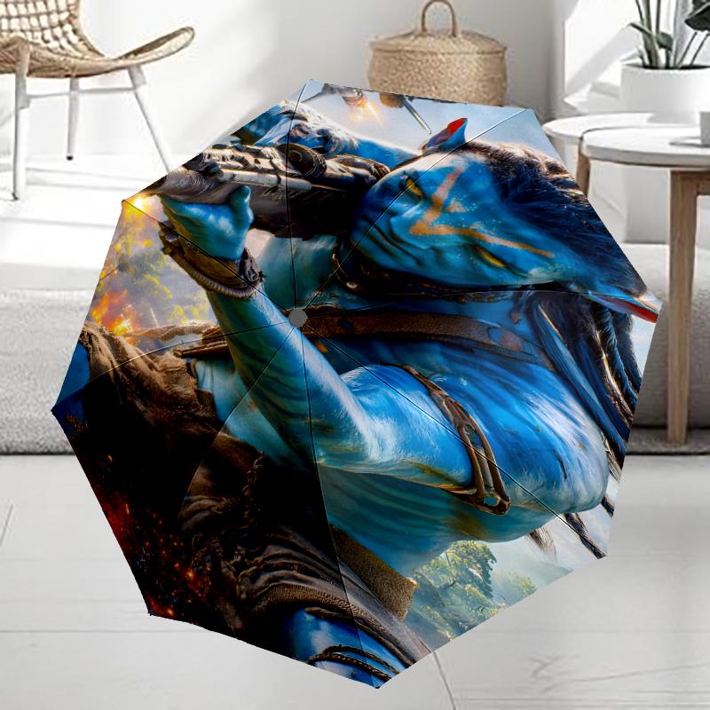 Avatar Theme Automatic Umbrella, Lightweight & Portable, 8 Rib, Perfect for Outdoor Travel, Birthdays, Christmas, Gifts.