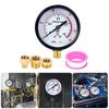 High Precise Pressure Gauge Set with 3Connectors Ensures Safe &Efficient Operations Of Air Compressors For Professional