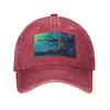 Starry Owl  Acrylic Painting of a Magical Night Baseball Cap Military Tactical Caps Christmas Hats UnisexS Baseball Cap WomenS
