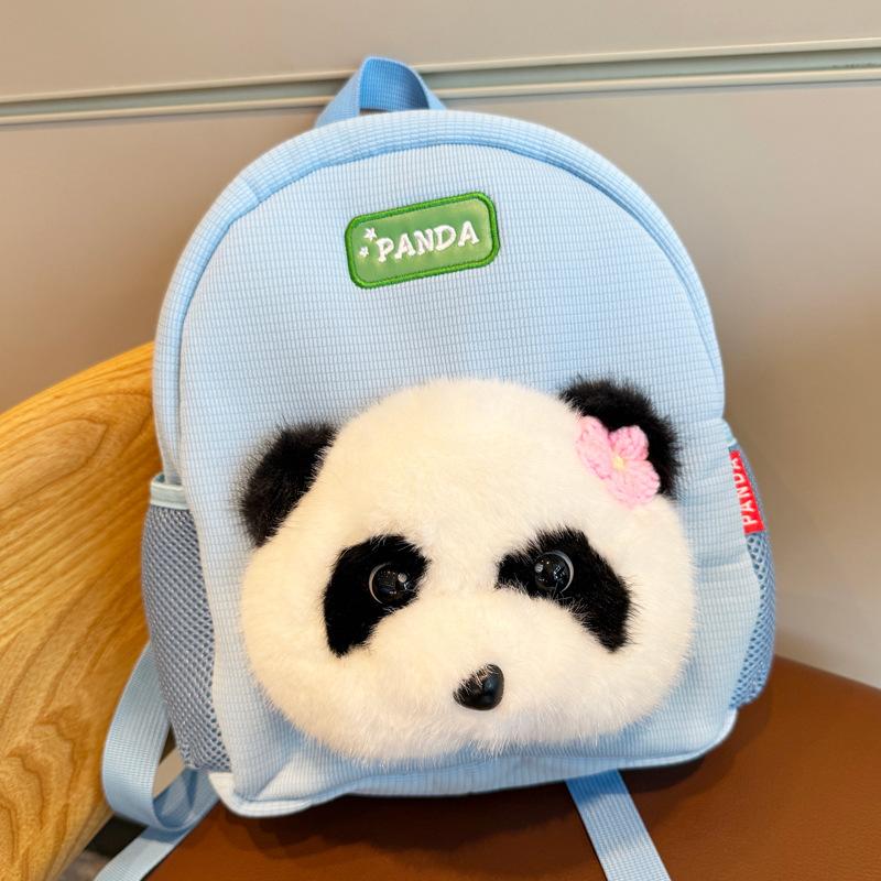 Schoolbag Backpack Cartoon Red Panda Children's School Bag Kindergarten Girl Boy Baby Backpack Girls School Backpack