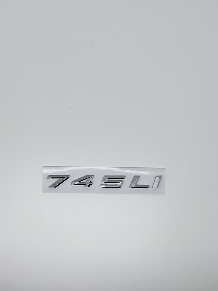 3D ABS Car Trunk Letters Logo Decals Badge Emblem Sticker For BMW 7 Series 730Li 740Li 745Li 750Li 760Li G11 G12 E38 E65 E66 F01