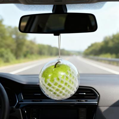 Weihnachts-Fruchtanhänger Rote Frucht Auto Rückspiegel Anhänger Fruchtförmige Hängeornamente für Weihnachtsbaum Autozubehör