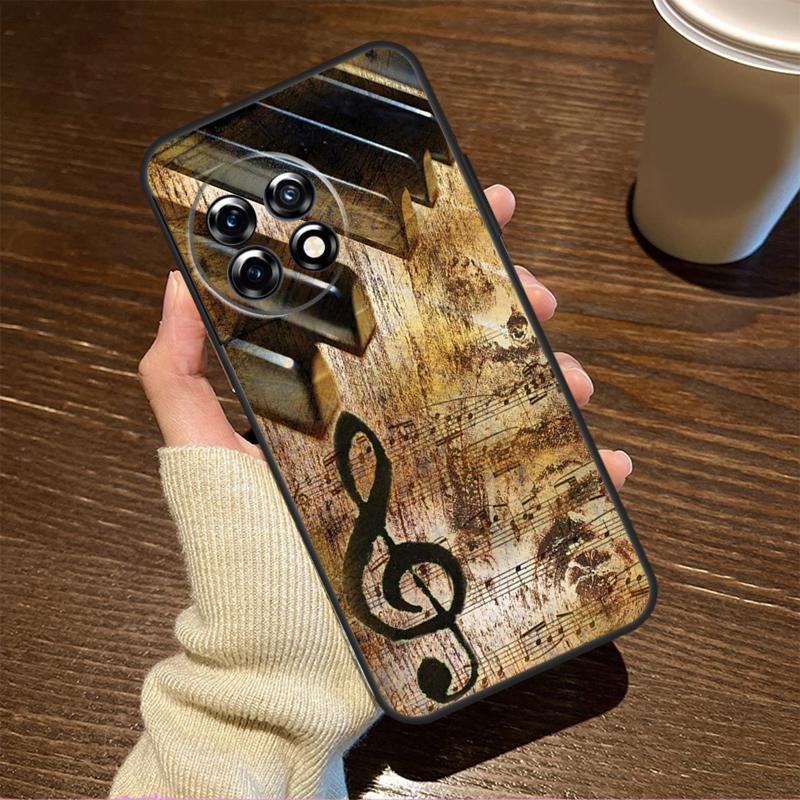 Musical Music Note For OnePlus Nord CE 5 2 3 4 Lite N20 N30 Case For OnePlus 15 R 13 12 11 8T 10T 13T 12R 13R