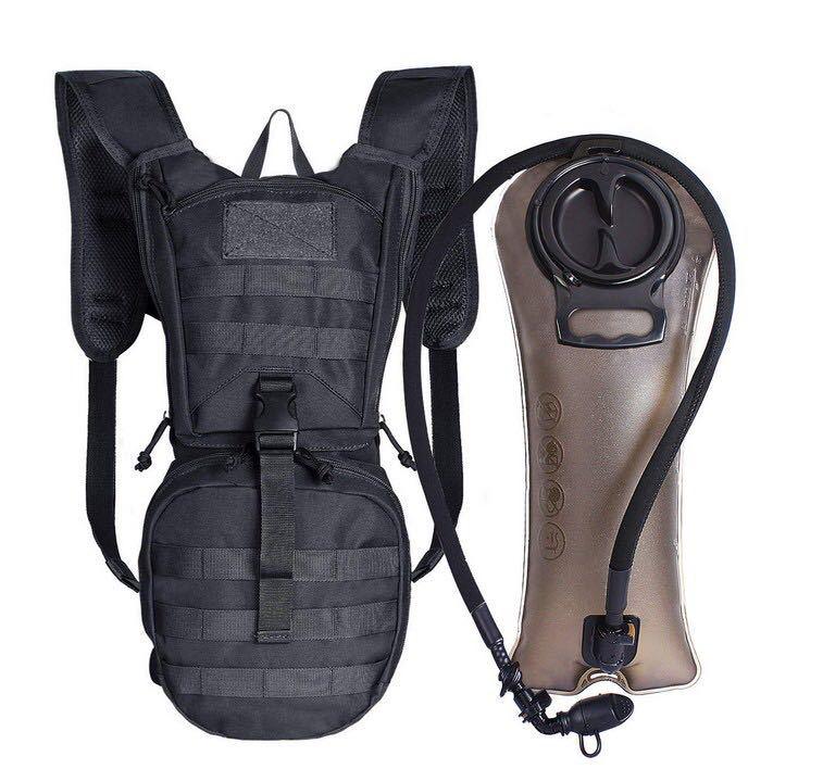Military Tactical Hydration Pack: Waterproof Backpack for Hiking, Camping, and Cycling.