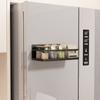 Magnetic Spice Rack Organizer Refrigerator Spice Rack Single Tier Fridge Spice Storage Shelf Kitchen Space Saver