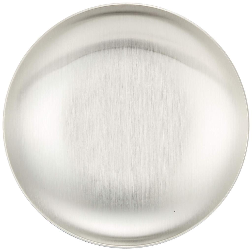 Sato Metal Industries SALUS Reflet Round Tray S, Silver