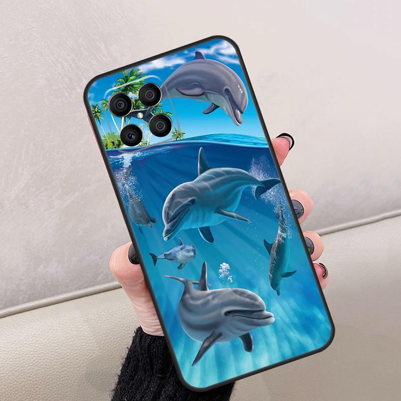 

Чехол Ocean Dolphin для Honor Magic 8 7 5 6 Lite для Honor 200 400 Pro X9d X9c X9b X9a X8c X8b 70 90 Win RT Honor Win