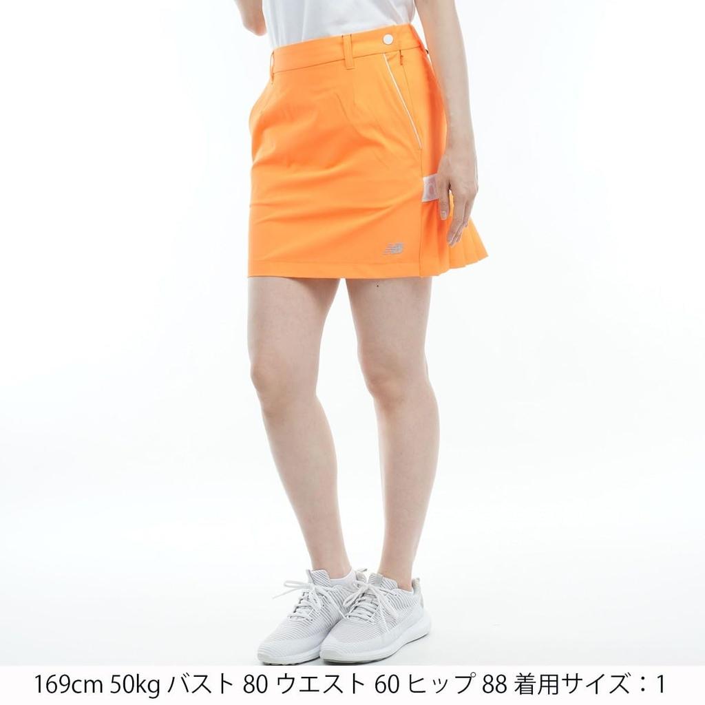 New Balance Golf Skirt UV Size Size Small Women's (Moisture-Wicking, Quick-Drying, Protection, Stretch) - 150, Orange, (Product Code 012-3134501)