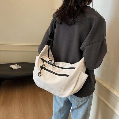 Nylon Cloth Bag Women'S Messenger Bag Autumn And Winter Large-Capacity Explosive Versatile Single Shoulder Dumpling Bag