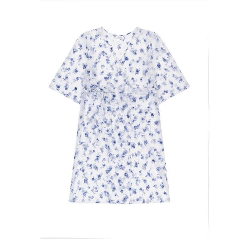 

Barbara Print Robe Gown Agw4624r Ivory/85