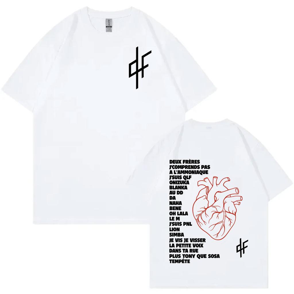 Rapper PNL Double Sided T Shirt Unisex Unisex High Street Fashion Trend Short Sleeve Tshirt Summer Casual Loose 100cotton Tshirts
