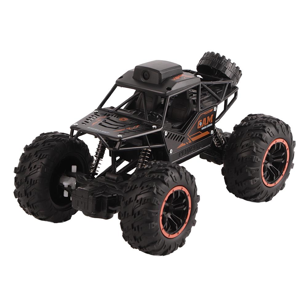 

RC Remote-Controlled Car with Camera Alloy High-Speed Off-Road Crawler Video Recording Toy Car for Boys чорний
