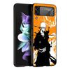 Kurosaki Ichigo Bleach Black Phone Case For Samsung ZFlip7 ZFlip6 ZFlip5 ZFlip4 ZFlip3 5G Hard Protective Galaxy Z Flip 3 4 5 6