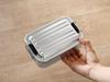 Skater Aluminum Lunch Box AFT6B-A 600ml Fluffy Serving Silver