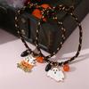 Halloween Ghost Pumpkin Charm Bracelets For Women With Magnetic Love Hearts And Adjustable Cord