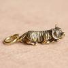 Style 3D Gift Animal Casting Home Office Room Ornaments Tiger Figurine Pendant Keychains Sculpture