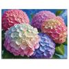 Fokenzary DIY Paint-by-Numbers Hydrangea Flower Oil Painting On Canvas for Adults and Beginners, Includes Brush and Acrylic Paints, Unframed (40x50cm)