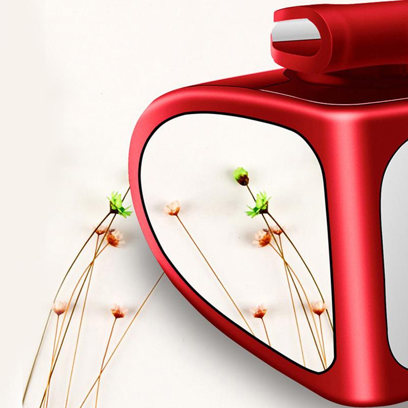 Car Reversing Small Round Mirror Front And Rear Wheel Wide-Angle Mirror Double-Sided Auxiliary Rearview 360 Degree Blind