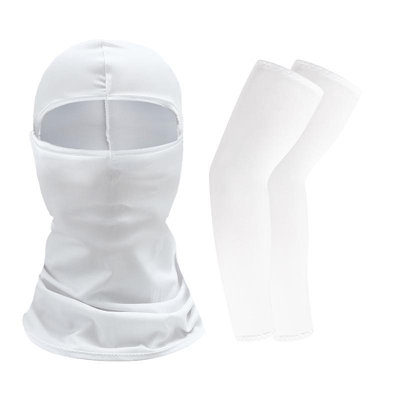 Outdoor Sun Protection Ice Silk Sleeves & Breathable Multi-Functional Cycling Face Mask Headband