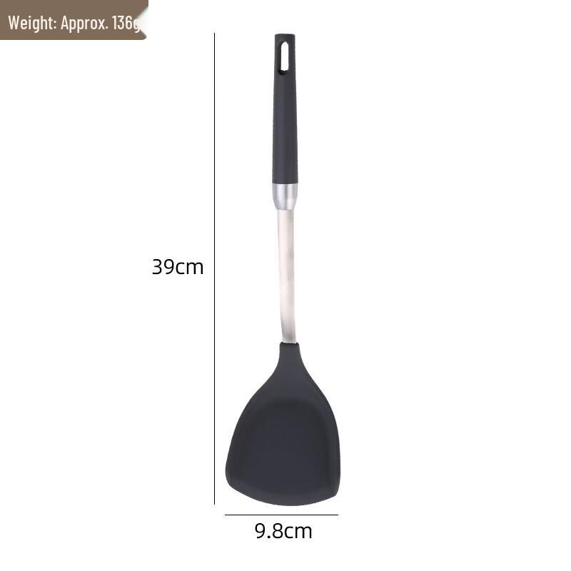 Wutuo Silicone Soup Ladle & Slotted Spatula Set