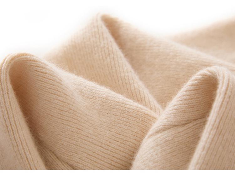 100% Čistý Kašmír Zeštíhlující Dámské Vlněné Legíny - Vysoká Elasticita, Pletené Teplo