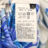 Y's made in Japan Florales Reverse-Print Langarm Hemdblusenkleid Damen Gebraucht