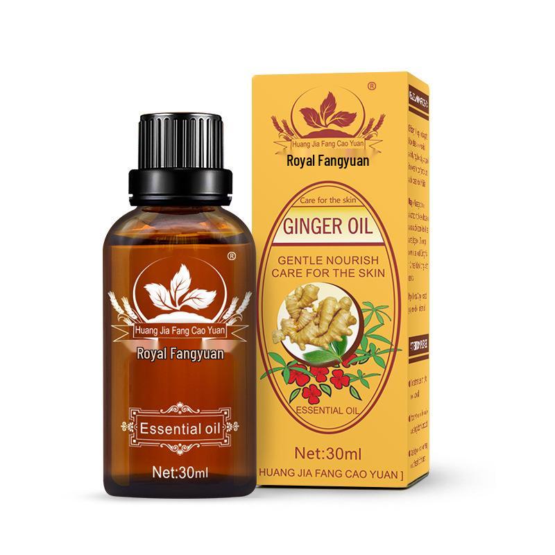 30ml Ginger Aromatherapy Massage Oil - Moisturizing Spa Essential Oil for Body