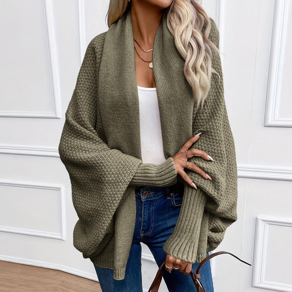Womens Oversized Cardigan Sweaters Open Front Knit Casual Long  Sleeve Fall Sweater Coats