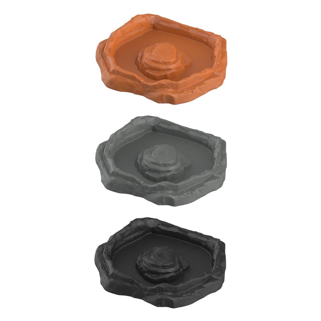 Reptilien Futter Napf Tank oder Aquarium Zubehör Reptilien Wassernapf Futterschale für Bartagame Gecko Eidechse Schildkröte Einsiedlerkrebs