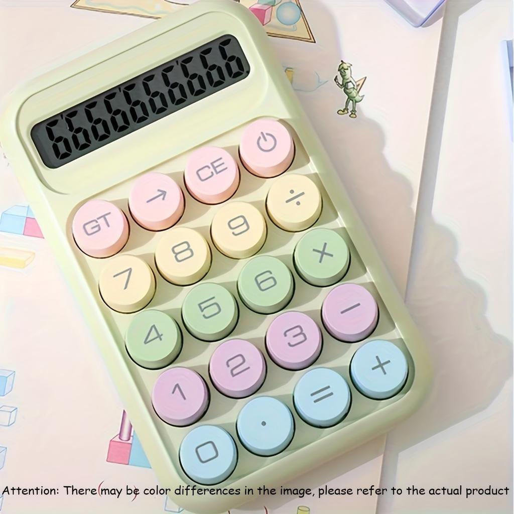 Calculator Office Use Mechanical Keyboard Calculator Accounting CuteMini Small Desk Student Calculator