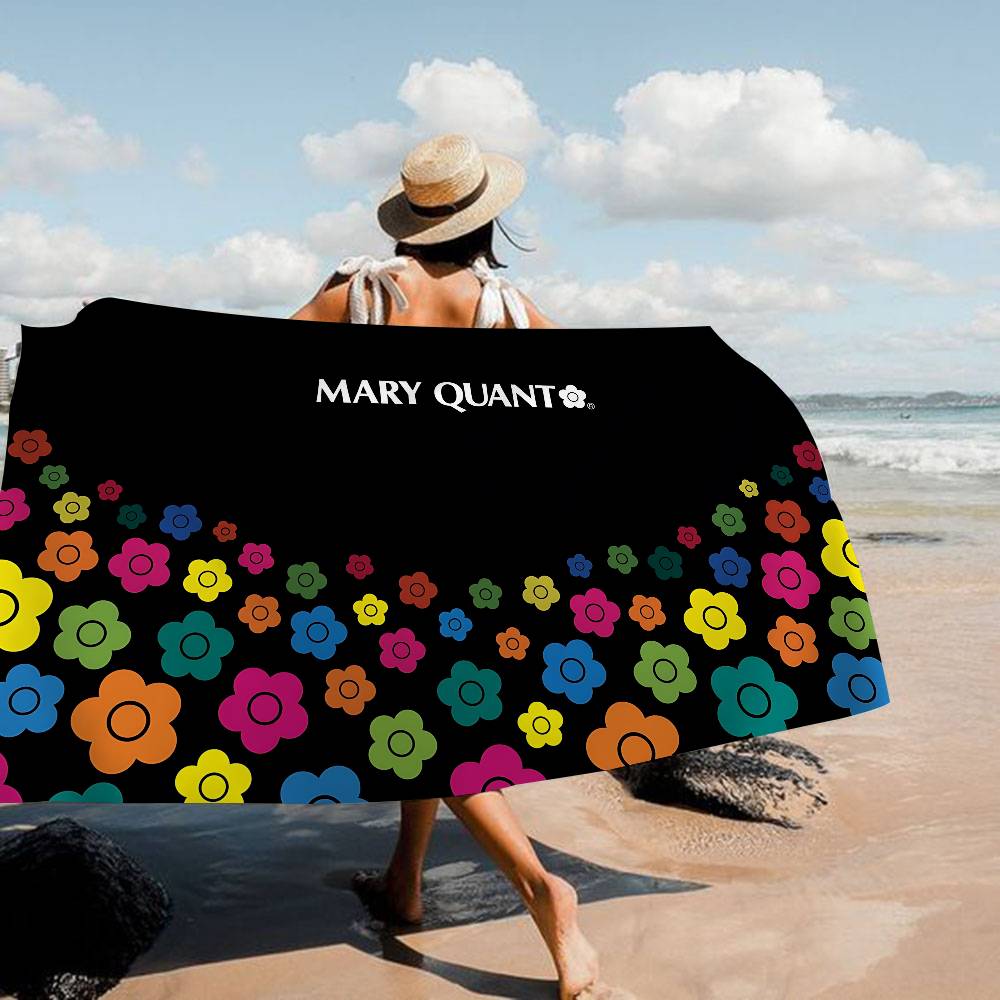 Fashion Logo Q-Quant M-Mary Beach Towel Colorful Bath Towels For Girl Microfiber Quick Dry Custom Sand Free Beach Yoga Spa Gym