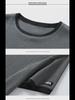 Men's Ice Silk Summer Casual Sports Suit with Graphic Text and Drawstring Shorts