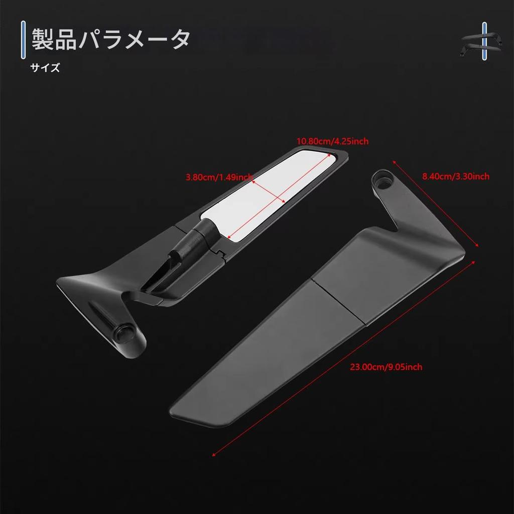 zmart Motorcycle Accessories Mirror Stealth Winglet Mirror Rotation Adjustable For YAMAHA MT 03 07 09 R1R3R7 XMAX KTM For BMW