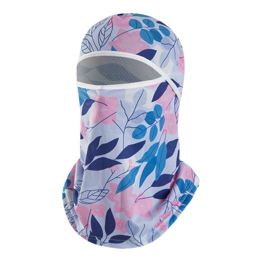 Ice Silk Cool Balaclava Quick Dry Face Cover Headwear Fashion Full Face Cap  Motorcycle Riding