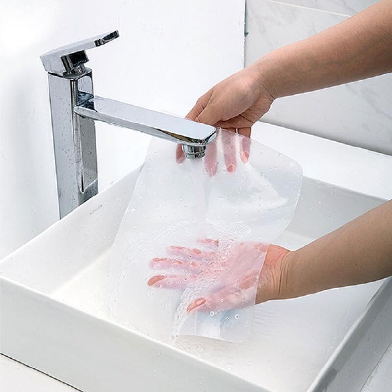 Transparente Ablaufabdeckung gegen Geruchsbildung