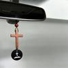 Handgefertigter NFC Bibelkreuz-Anhänger Holzkreuz Auto-Spiegel-Hänger Schmuck Geschenk