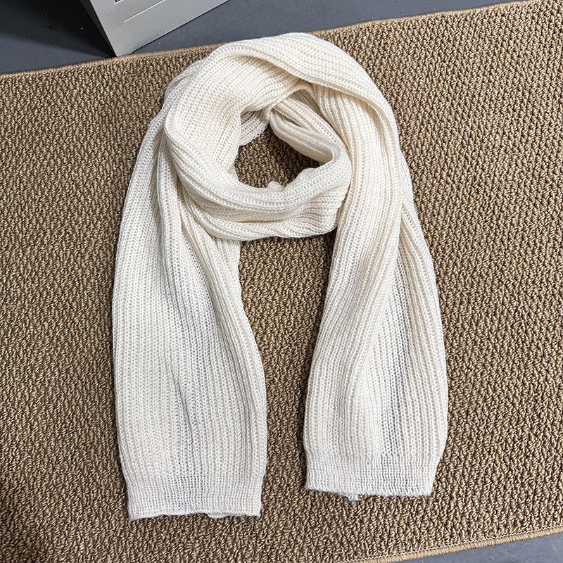 Qiandongge Schal Damen Winter Koreanisch Vielseitig Studentenpaar Gestrickt Warmer Schal Fabrik Direktverkauf