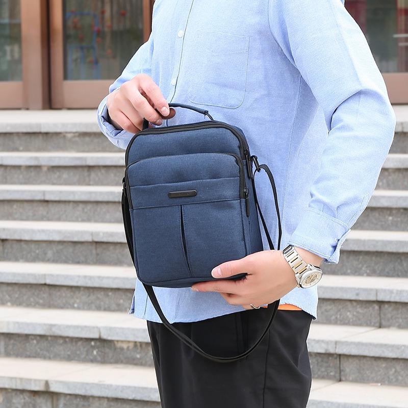 Men's shoulder bag, fashion diagonal bag, business commuter messenger bag, cross bag backpack.