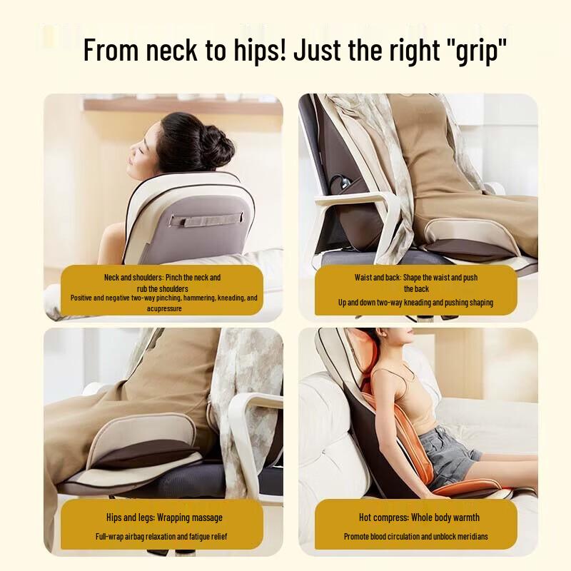 Panasonic Full Body Kneading Massage Cushion Chair EW-RADK4 CN plug (adapter included)