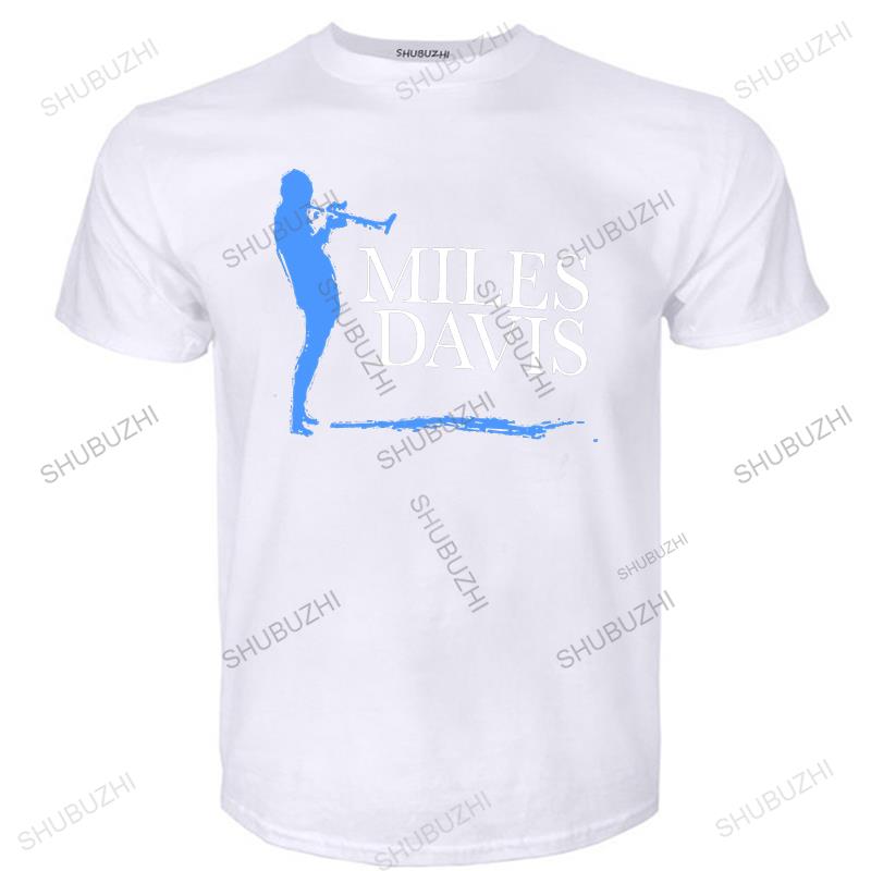 MILES DAVIS SILHOUETTE BLUE TSHIRT JAZZ MUSIC NEW OFFICIAL ADULT musically t shirt many color top fashion unisex teeshirt S