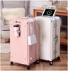 28-inch Women's Multifunctional Travel Suitcase with Charging Port and Large Capacity