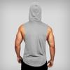 Do The Work  Summer Bodybuilding Fitness Pure Cotton Graphic Printed Workout Mens Fashion Breathable Cool Hooded Tank Top