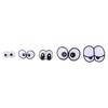 Large Mixed Packaging Cartoon Eyes Black Eyes White Base Plastic Children's Crafts Model Dolls Toys Ornaments AdornmentL