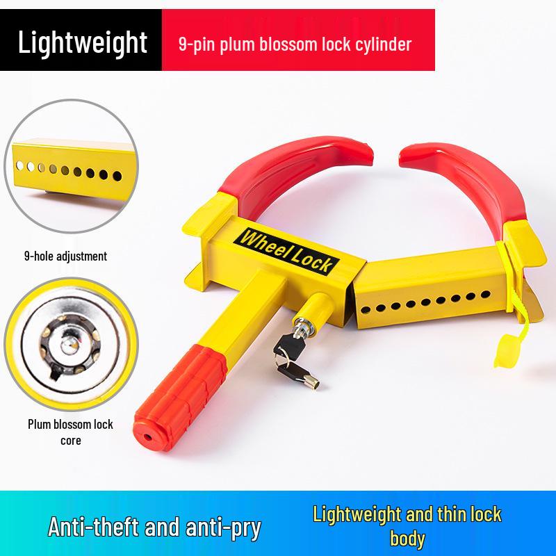 

Universal Anti-Theft Car Wheel Lock - Thickened Bull Horn Design