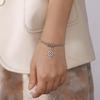 Women Men Bracelets Witch Knot Shaped Stainless Steel Bracelet Adjustable Bangle