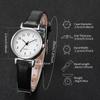 Women Watch Simple Leather Band Analog Quartz Wristwatch for Ladies Clock