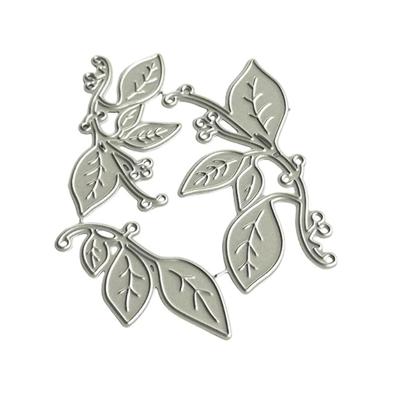 

Metal Die Cuts Leaves Cutting Dies Embossing Stencils Molds for Scrapbooking Album Card Photo Journal Decorations 1