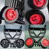 Push Behind Weeds Trimmer with Adjustable Support Wheels Lawn Mower Auxiliary Wheel for Grass Cutter and Brush Cutter